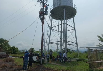 Instalan transformadores en Chimomó para restablecer servicio de agua potable