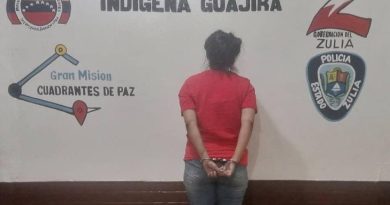 Detenida mujer por usurpación de identidad en Sinamaica