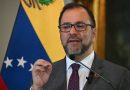 Canciller Yvan Gil asegura que “En Venezuela no hay ni un preso político”