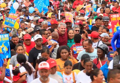 Pueblo del municipio Sucre levantó su voz y bandera afrodescendiente a favor del candidato Luis Caldera