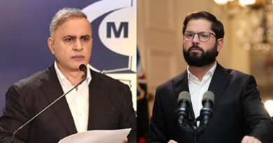 Saab acusa a Boric de «mentir» tras señalar al Gobierno de Maduro por el crimen de Ronald Ojeda Saab acusa a Boric de «mentir» tras señalar al Gobierno de Maduro por el crimen de Ronald Ojeda