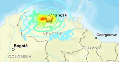 USGS reubica epicentro del terremoto de magnitud 7.5 del 24 de junio frente a Catia La Mar USGS reubica epicentro del terremoto de magnitud 7.5 del 24 de junio frente a Catia La Mar