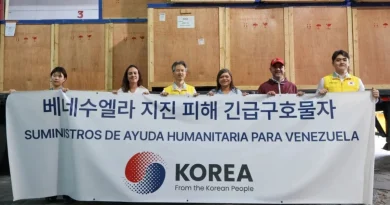 Venezuela recibe más de 17 toneladas de ayuda humanitaria de Corea del Sur Venezuela recibe más de 17 toneladas de ayuda humanitaria de Corea del Sur