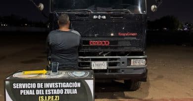ERE-Cpbez aprehendió a sujeto por trasladar sustancias químicas sin permisología en Maracaibo